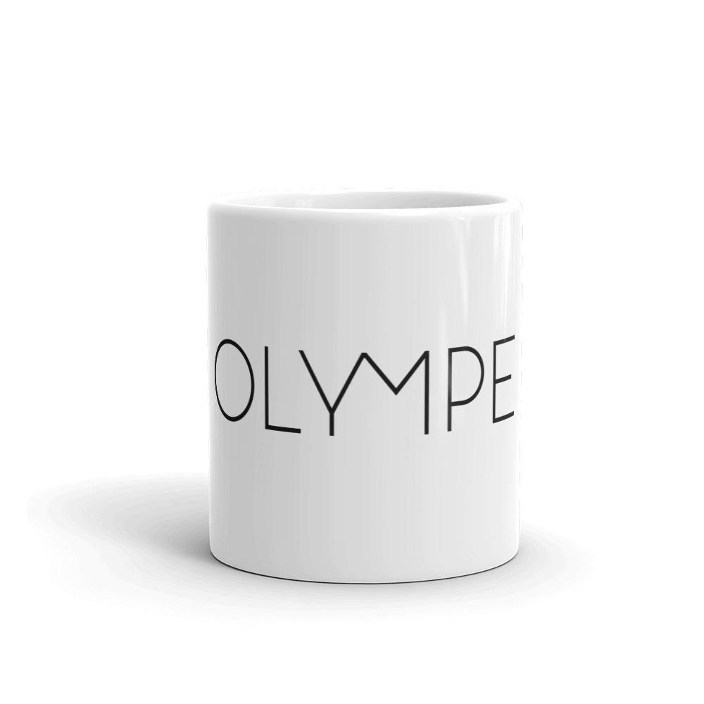 Sweat blanc à capuche + broderie - Olympe site offciel